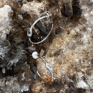 JOHN HARDY
White Topaz & Sterling Silver Hoop Earrings